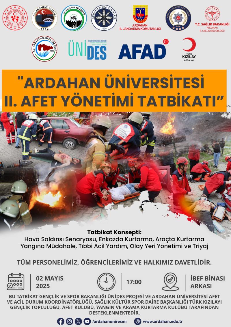 II. Afet Yönetimi Tatbikatı