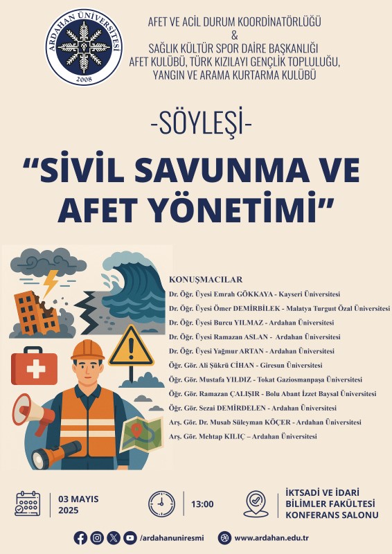 Söyleşi: Sivil Savunma ve Afet Yönetimi
