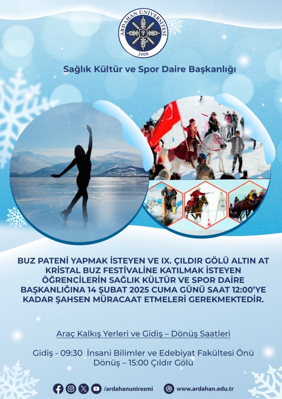 Çıldır Gölü Altın At Kristal Buz Festivali
