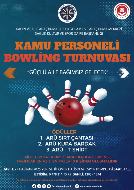  Kamu Personeli Bowling Turnuvası