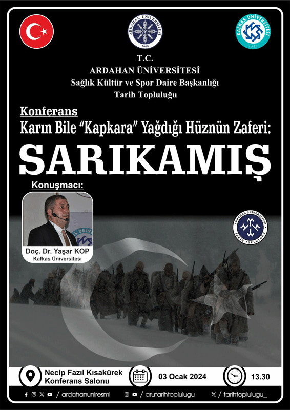 Karın Bile ’Kapkara’ Yağdığı Hüznün Zaferi SARIKAMIŞ