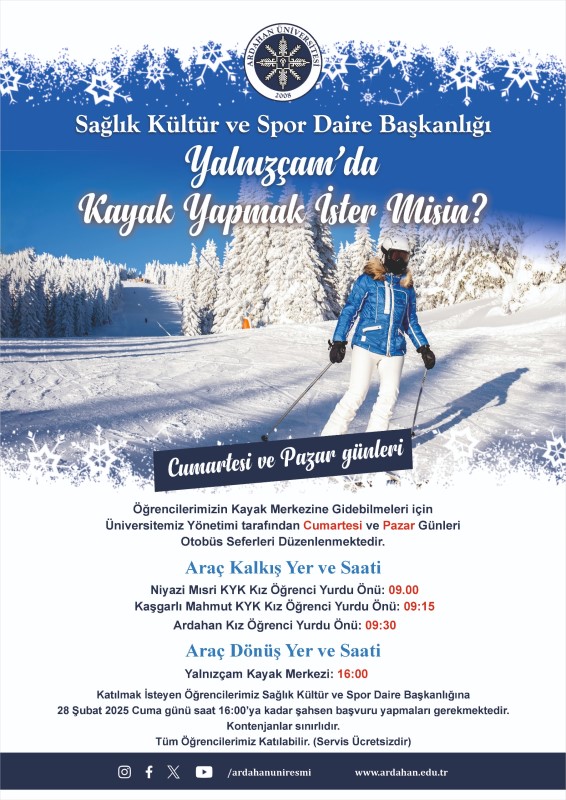 Yalnızçam'da Kayak Yapmak İster Misin?