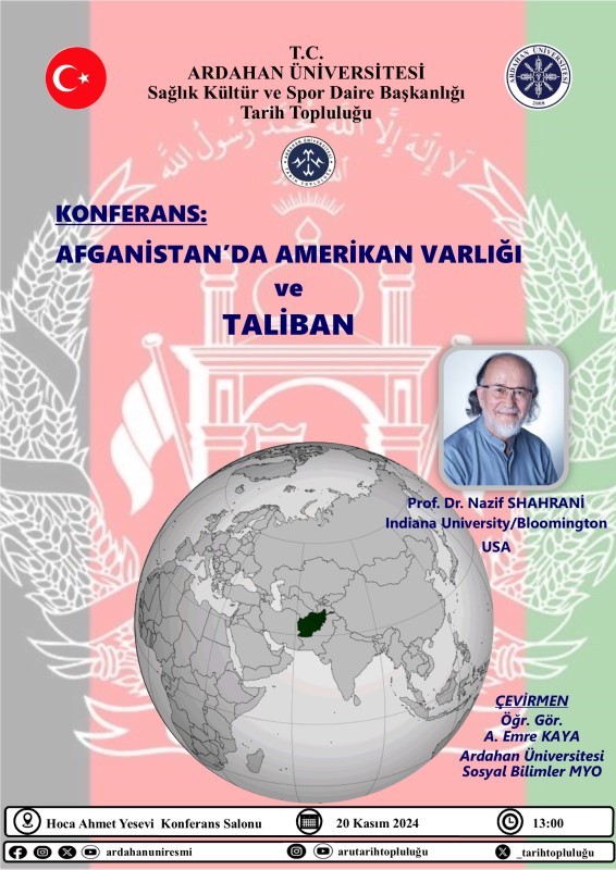 Konferans: "Afganistan’da Amerikan Varlığı ve Taliban"