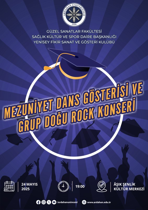 Mezuniyet Dans Gösterisi ve Grup Doğu Rock Konseri