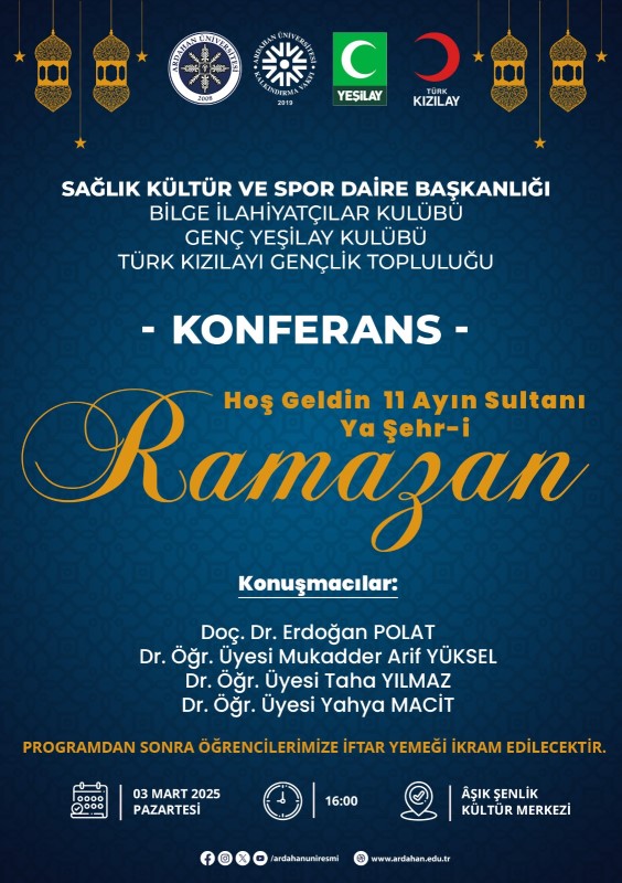Konferans: Hoş Geldin 11 Ayın Sultanı Ya Şehr-i Ramazan