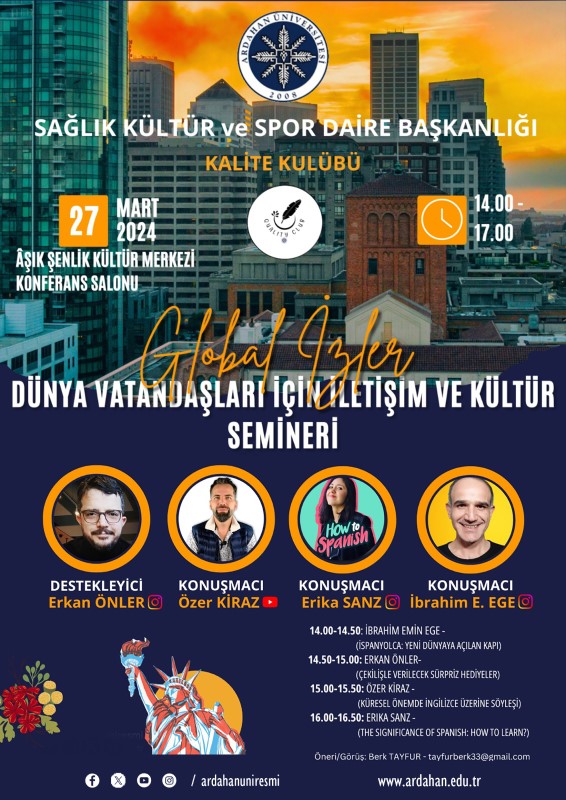 Dünya Vatandaşları için İletişim ve Kültür Semineri