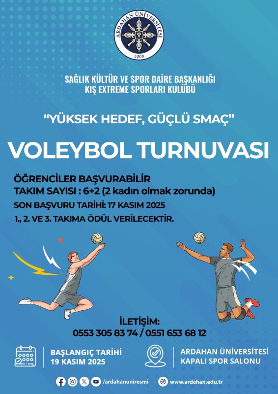 "Yüksek Hedef, Güçlü Smaç" Voleybol Turnuvası
